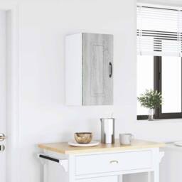 Berkfield Home Kitchen Wall Cabinet Kalmar Grey Sonoma Engineered Wood - thumbnail 2