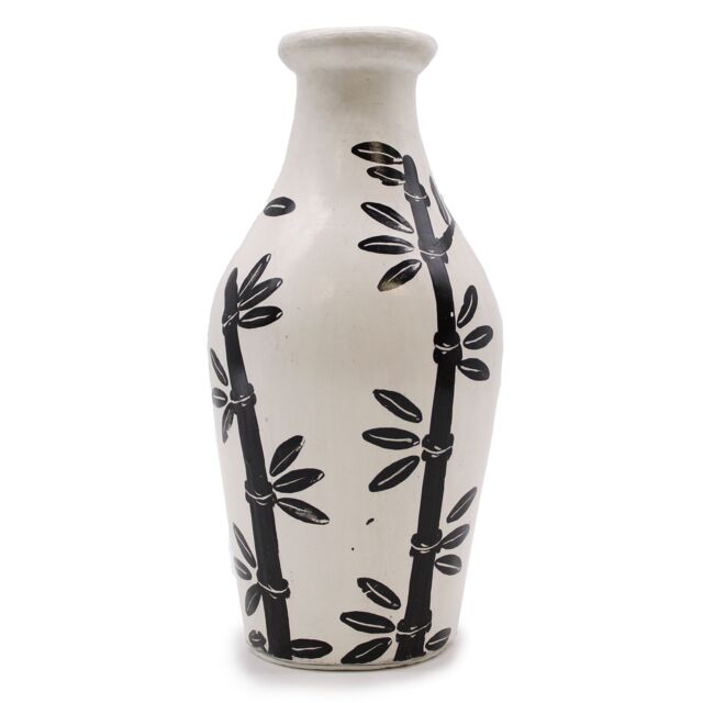 KDMD Bamboo Motif Shaped Vase - Natural - image 1