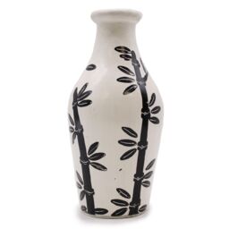 KDMD Bamboo Motif Shaped Vase - Natural