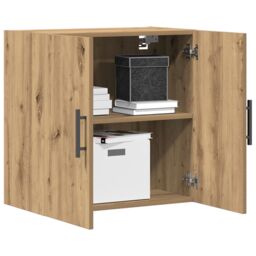 Berkfield Home Wall-Mounted Cabinet Artisan Oak 60x31, 5x60 cm Engineered Wood in Brown - thumbnail 3