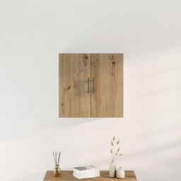 Berkfield Home Wall-Mounted Cabinet Artisan Oak 60x31, 5x60 cm Engineered Wood in Brown - thumbnail 4