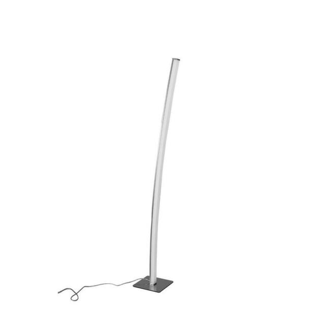 Netlighting Surf Floor Lamp 23W LED Satin Nickel Polished Chrome 3000K 1590lm in Grey - image 1