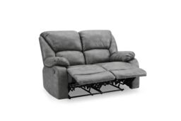 Home Detail Enoch 2 Seater Manual Recliner Sofa in Dark Grey - thumbnail 3