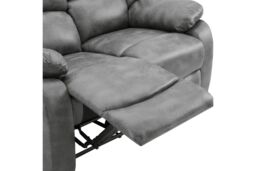 Home Detail Enoch 2 Seater Manual Recliner Sofa in Dark Grey - thumbnail 4