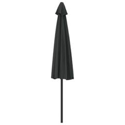 Berkfield Home Balcony Parasol with Aluminium Pole Black 300x155x223 cm Half - Size: 300 x 155 x 223 cm - thumbnail 5
