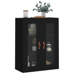 Berkfield Home Wall Mounted Cabinet Black 69.5x34x90 cm - thumbnail 4