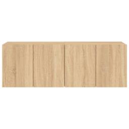 Berkfield Home TV Cabinets Wall-mounted 2 pcs Sonoma Oak 60x30x41 cm in Light Brown - Size: 60 x 30 x 41 cm - thumbnail 7