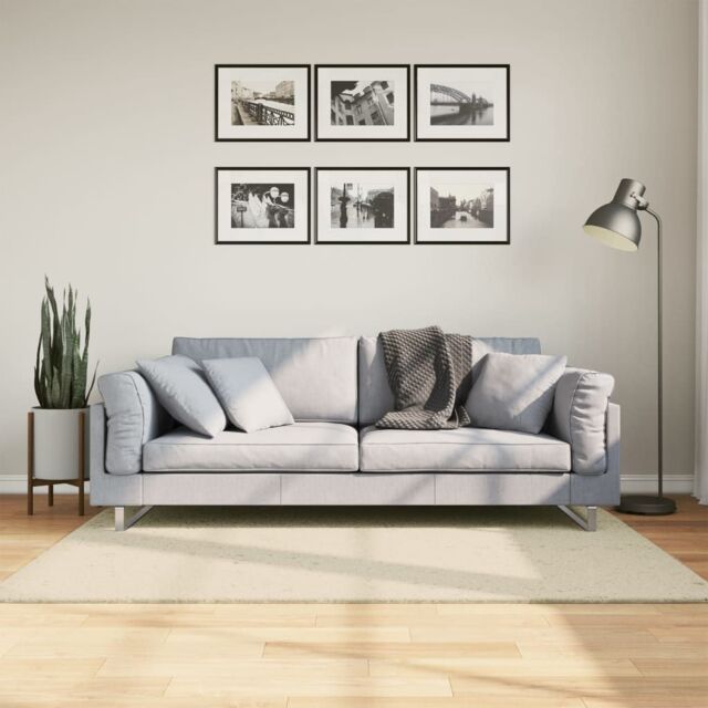 Berkfield Home Rug HUARTE Short Pile Soft & Washable Cream 120x170 cm - Size: Medium - image 1