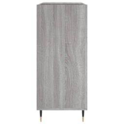 Berkfield Home Record Cabinet Grey Sonoma 84.5x38x89 cm Engineered Wood - thumbnail 5