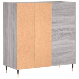 Berkfield Home Record Cabinet Grey Sonoma 84.5x38x89 cm Engineered Wood - thumbnail 6