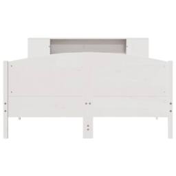 Berkfield Home Bookcase Bed without Mattress White 135x190cm Solid Wood Pine - Size: 135x190 cm - thumbnail 4