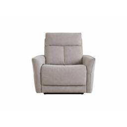 Aspire Grayson Fabric Upholstered Power Recliner Armchair with USB Charging in Fawn - thumbnail 4