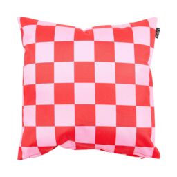 icon Indoor & Outdoor Waterproof Cushion, Checkerboard & Pink (4-Pack) - Size: 43 cm x 43 cm - thumbnail 2