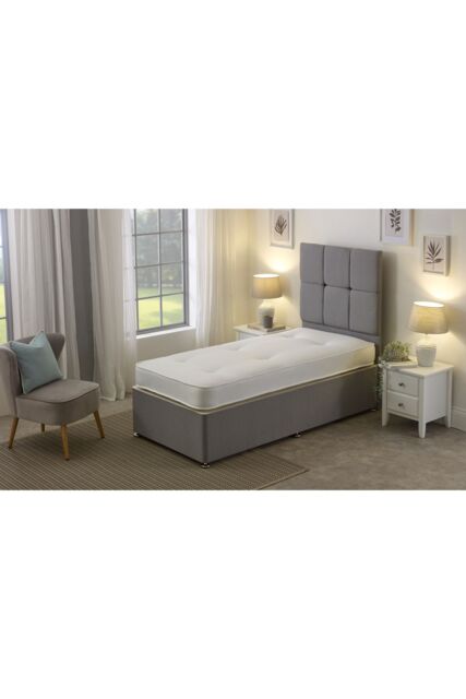 eXtreme Comfort Ltd Double-Sided Tufted Innerspring Mattress 17cm Deep Medium Comfort in White - Size: Small Single - image 1