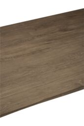 Orsina Modern Dining Table, Sturdy Table For Entertaining Guests, Minimalist Design Table, Natural Veneer Top Table in Brown - thumbnail 5