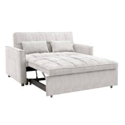 Home Detail Harry Pull-Out Sofa Bed in Light Grey - thumbnail 4