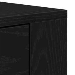 Berkfield Home Sideboards 2 pcs Black Oak Engineered Wood - thumbnail 7