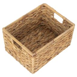 Red Hamper Water Hyacinth Nordic Water Hyacinth Storage Basket in Brown - Size: Medium - thumbnail 2