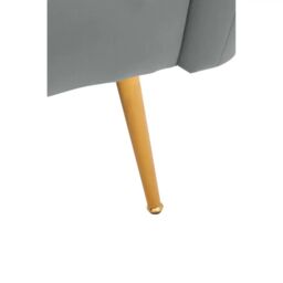Orsina Larissa Velvet Chair in Grey - thumbnail 7