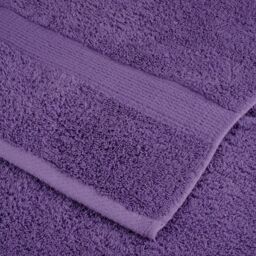 Berkfield Home 6 Piece Premium Towel Set SOLUND Purple 600 gsm - thumbnail 5