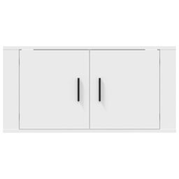 Berkfield Home Wall Mounted TV Cabinet White 80x34.5x40 cm - thumbnail 6