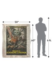 Friday the 13th Blanket, 152x127 cm International Chainsaw Poster Silky Touch Super Soft Throw Blanket in White - thumbnail 5