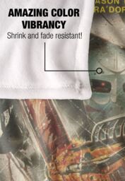 Friday the 13th Blanket, 152x127 cm International Chainsaw Poster Silky Touch Super Soft Throw Blanket in White - thumbnail 4