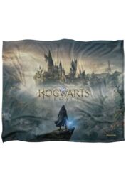Warner Brothers Hogwarts Legacy Castle Blanket 152 x 127 cm in White - thumbnail 1