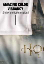 Warner Brothers Hogwarts Legacy Castle Blanket 152 x 127 cm in White - thumbnail 4