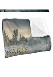 Warner Brothers Hogwarts Legacy Castle Blanket 152 x 127 cm in White - thumbnail 3