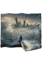 Warner Brothers Hogwarts Legacy Castle Blanket 152 x 127 cm in White - thumbnail 2