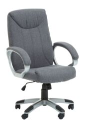 Orsina Comfortable Grey Home Office Chair, Ergonomic Work From Office Chair, Movable Ergonomic Chair For Bedroom - thumbnail 1