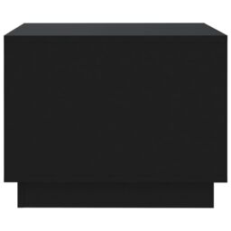 Berkfield Home Coffee Table Black 55x55x43 cm Engineered Wood - Size: 55 x 55 x 43 cm - thumbnail 6