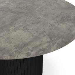 More4Homes Arlo Round Dining Table w Black Legs in Grey - thumbnail 4