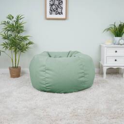 rucomfy Beanbags rucomfy Veneto Classic Bean Bag for Adults - Soft Lounge Chair in Jade - thumbnail 2