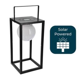 SPETLEK Black Solar Lantern Waterproof Outdoor Garden Patio LED Light Lamp - thumbnail 3