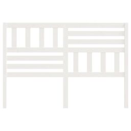 Berkfield Home Bed Headboard White 166x4x100 cm Solid Wood Pine - Size: 166 x 4 x 100 cm - thumbnail 4