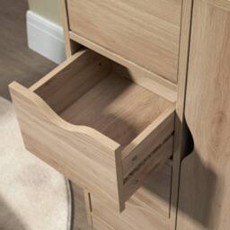Wyld Haus Lala Natural Finish Freestanding Storage Cabinet 4 Drawers & Lower - thumbnail 9