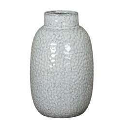 Lemon Pavilion Furniture and Decor Cairn Dimple Medium Vase - Ceramic - L16 x W16 x H28 cm - White - thumbnail 1