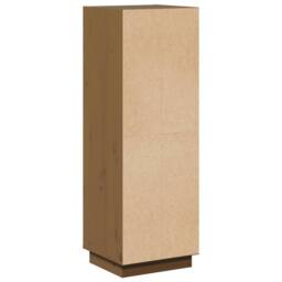 Berkfield Home Highboard Honey Brown 37x34x110 cm Solid Wood Pine - Size: 37 x 34 x 110 cm - thumbnail 7