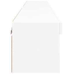Berkfield Home TV Cabinets with LED Lights 2 pcs White 80x30x30 cm - Size: 80 x 30 x 30 cm - thumbnail 9