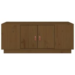 Berkfield Home Coffee Table Honey Brown 100x50x41 cm Solid Wood Pine - Size: 100 x 50 x 41 cm - thumbnail 6