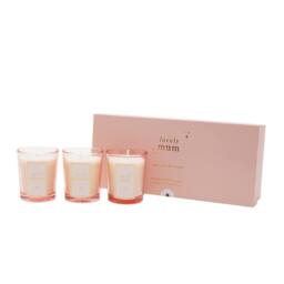 Bambino by Juliana Women's Mini Candle Set Lovely Mum in Light Pink - thumbnail 5