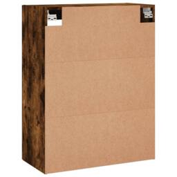 Berkfield Home Wall Mounted Cabinet Smoked Oak 69.5x34x90 cm in Brown - thumbnail 9