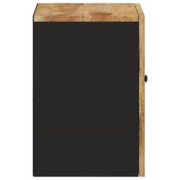 Berkfield Home Beautiful Bathroom Wall Cabinet 38x33x48 cm Solid Wood Mango in Brown - Size: 38 x 33 x 48 cm - thumbnail 5