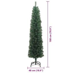 Berkfield Home Stunning Artificial Christmas Tree with 300 LEDs with Stand Green - thumbnail 9