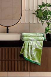 Ted Baker 'Cabana' Cotton Towels in Green - thumbnail 2