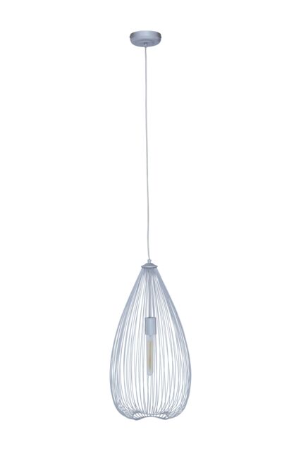 Orsina Sleek Teardrop Pendant Light, Effortlessly Maintained Down Light Wall, Contemporary Ceiling Light in Silver - image 1