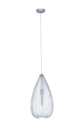 Orsina Sleek Teardrop Pendant Light, Effortlessly Maintained Down Light Wall, Contemporary Ceiling Light in Silver - thumbnail 1