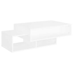 Berkfield Home Coffee Table White 105x55x32 cm Engineered Wood - Size: 105 x 55 x 32 cm - thumbnail 1